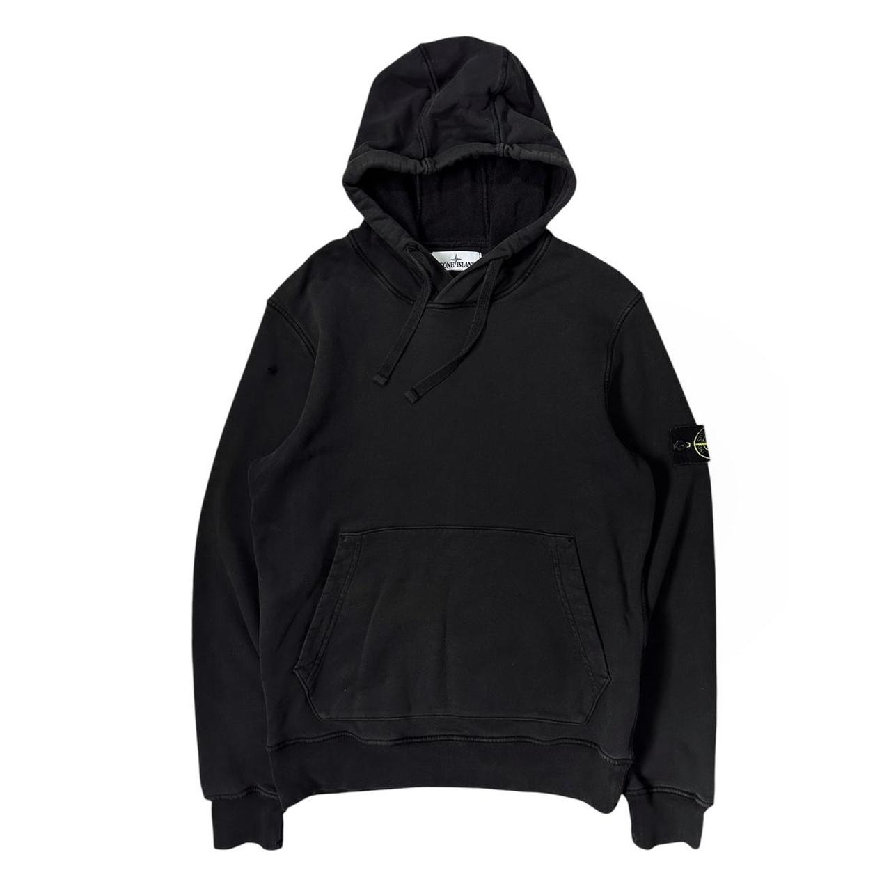 Stone Island Black Pullover Hoodie