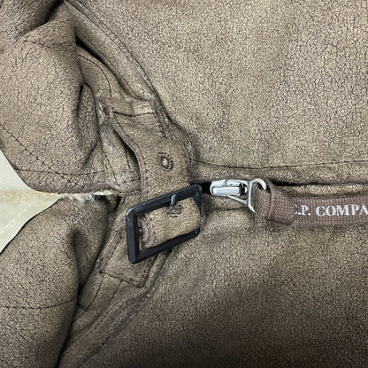 Vintage C.P. Company Flight Jacket, Size Large | O/S, Brown