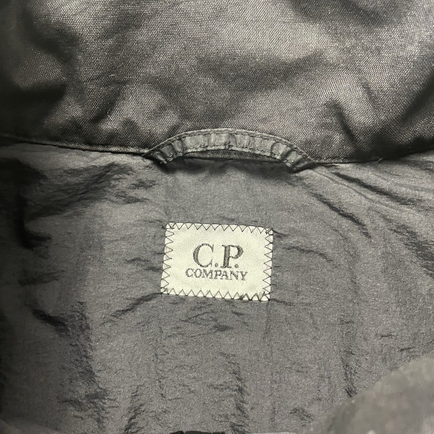 CP Company Black Lens Smock 1/4 Zip, Size Large | O/S, Black