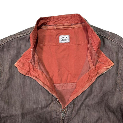 CP Company Lino Flax Jacket | Medium, Brown