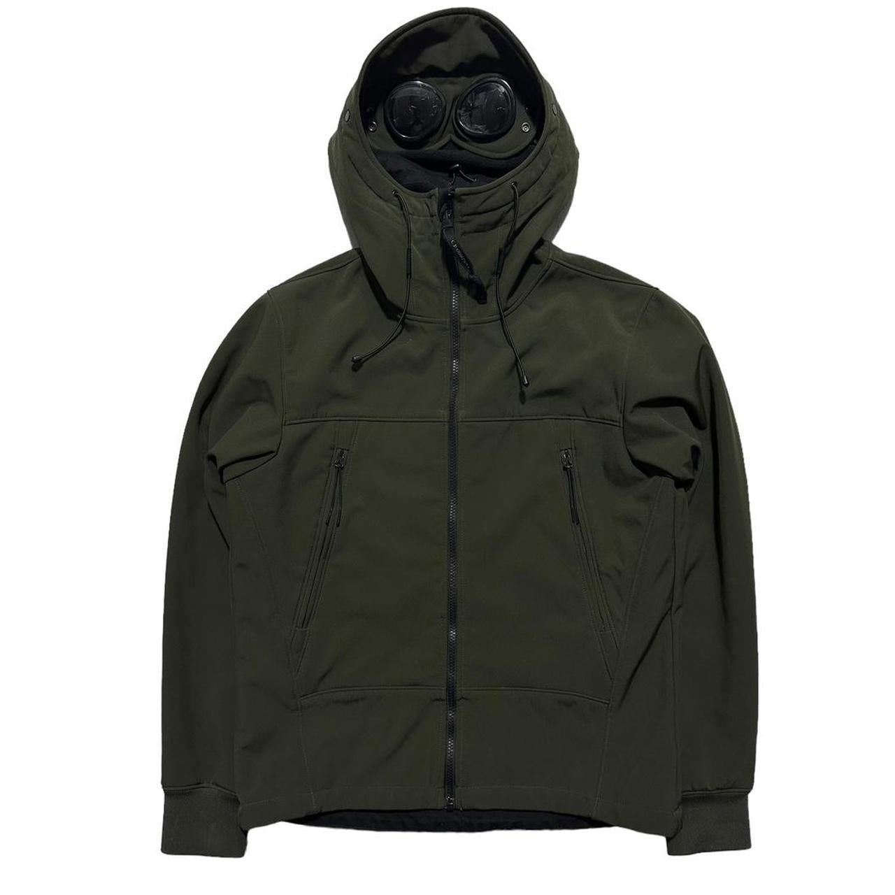 CP Company Khaki Soft Shell Goggle Jacket