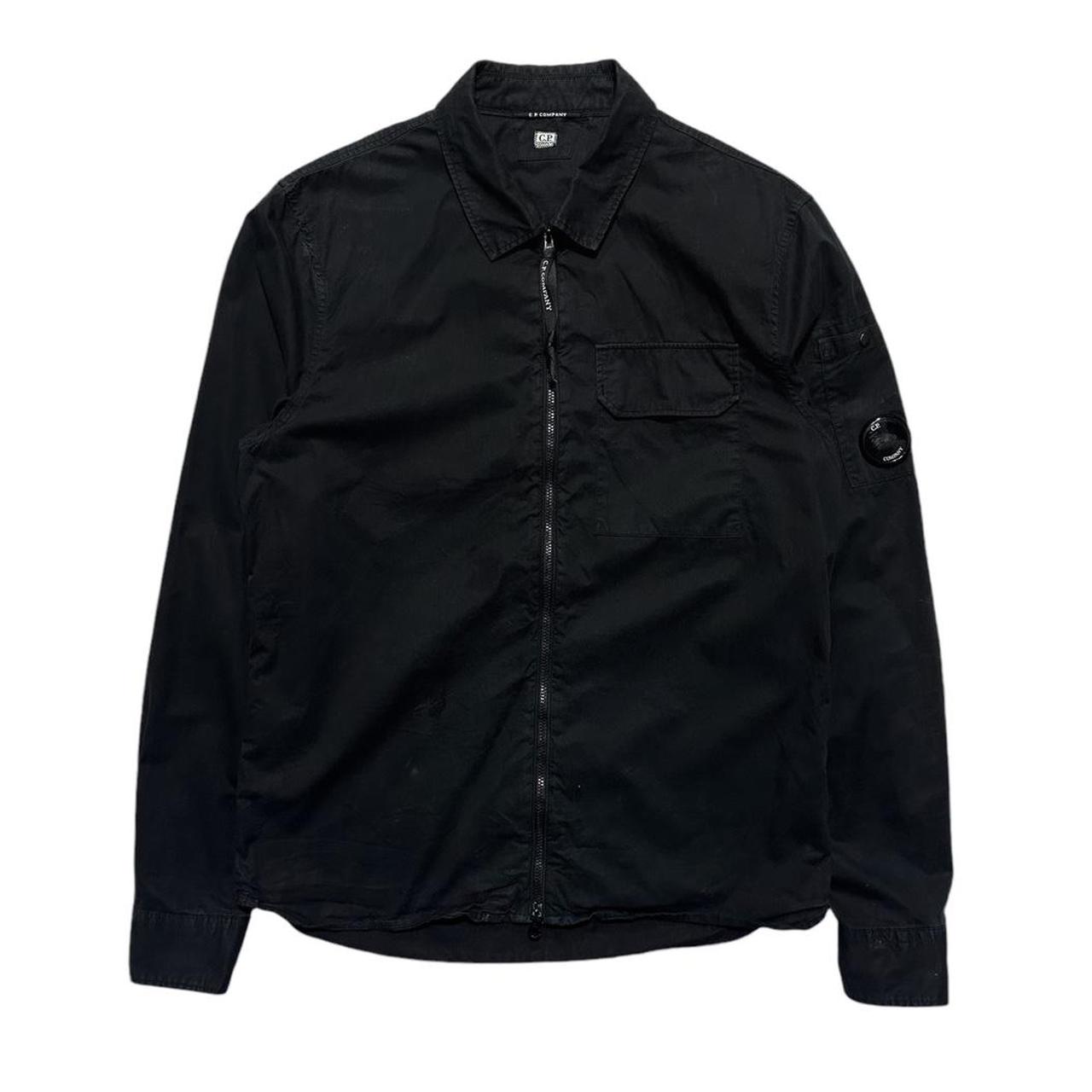 CP Company Black Overshirt | Medium, Black