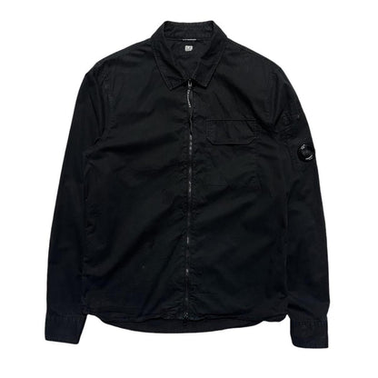 CP Company Black Overshirt | Medium, Black