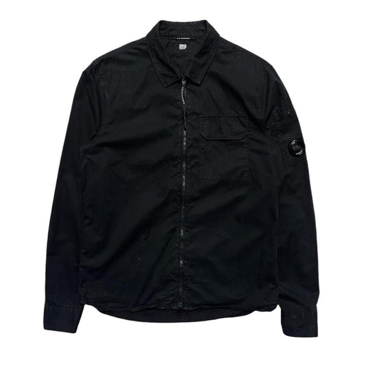 CP Company Black Overshirt | Medium, Black