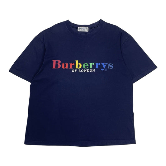 Vintage Burberrys Rainbow Spell Out, T-Shirt, Size XL | O/S, Multicoloured