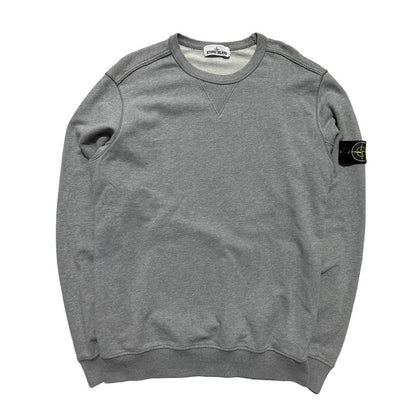 Stone Island Grey Pullover Crewneck