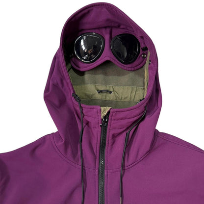 CP Company Purple Soft Shell Goggle Jacket