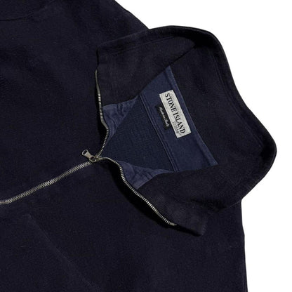 Stone Island Wool Zip Down Pullover