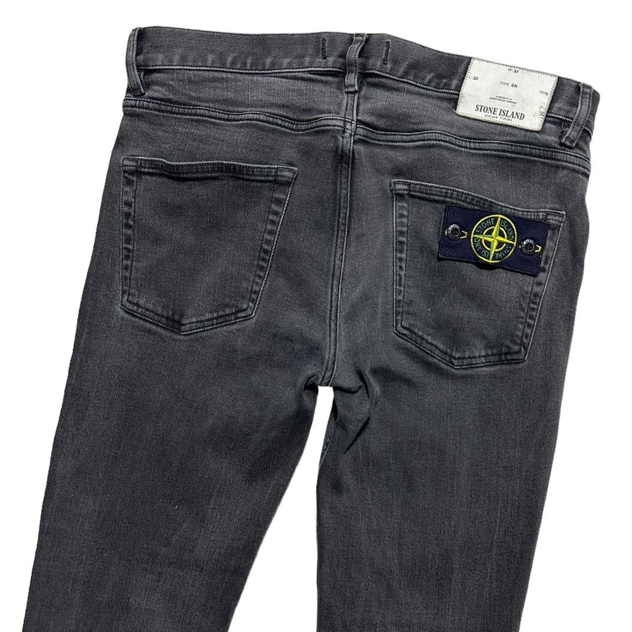 Stone Island Grey Denim Jeans