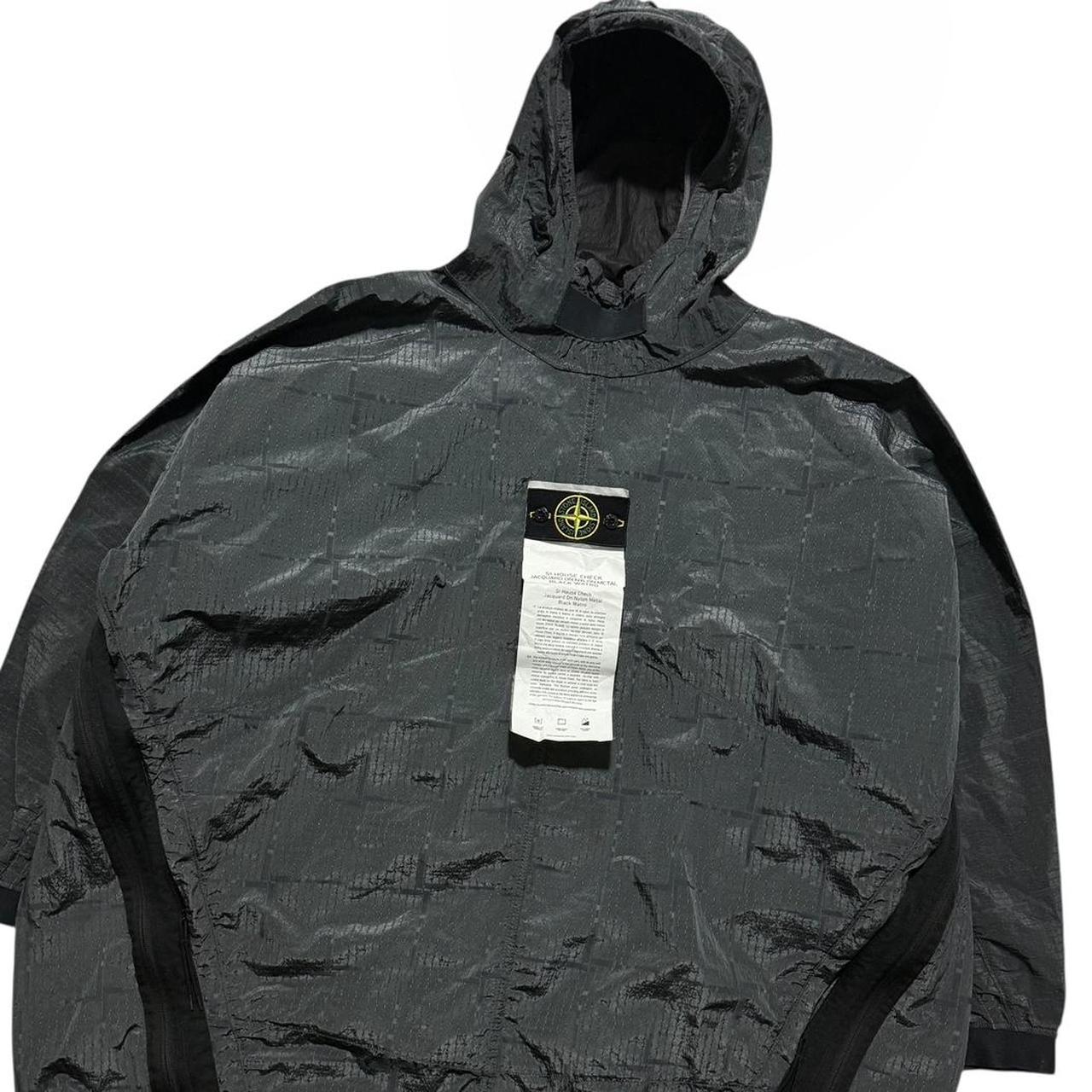 Stone Island House Check Nylon Metal Poncho