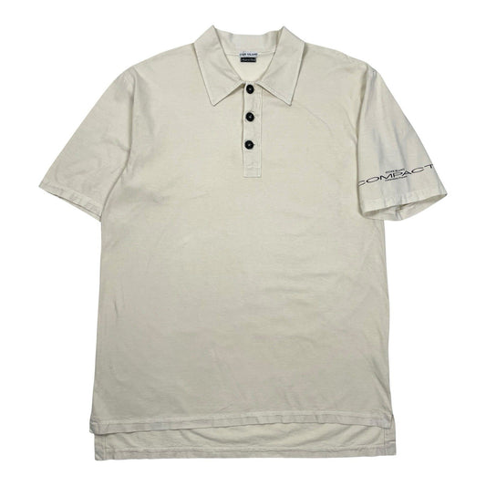 Vintage Stone Island Compact Polo Shirt, Size Large | O/S, Cream