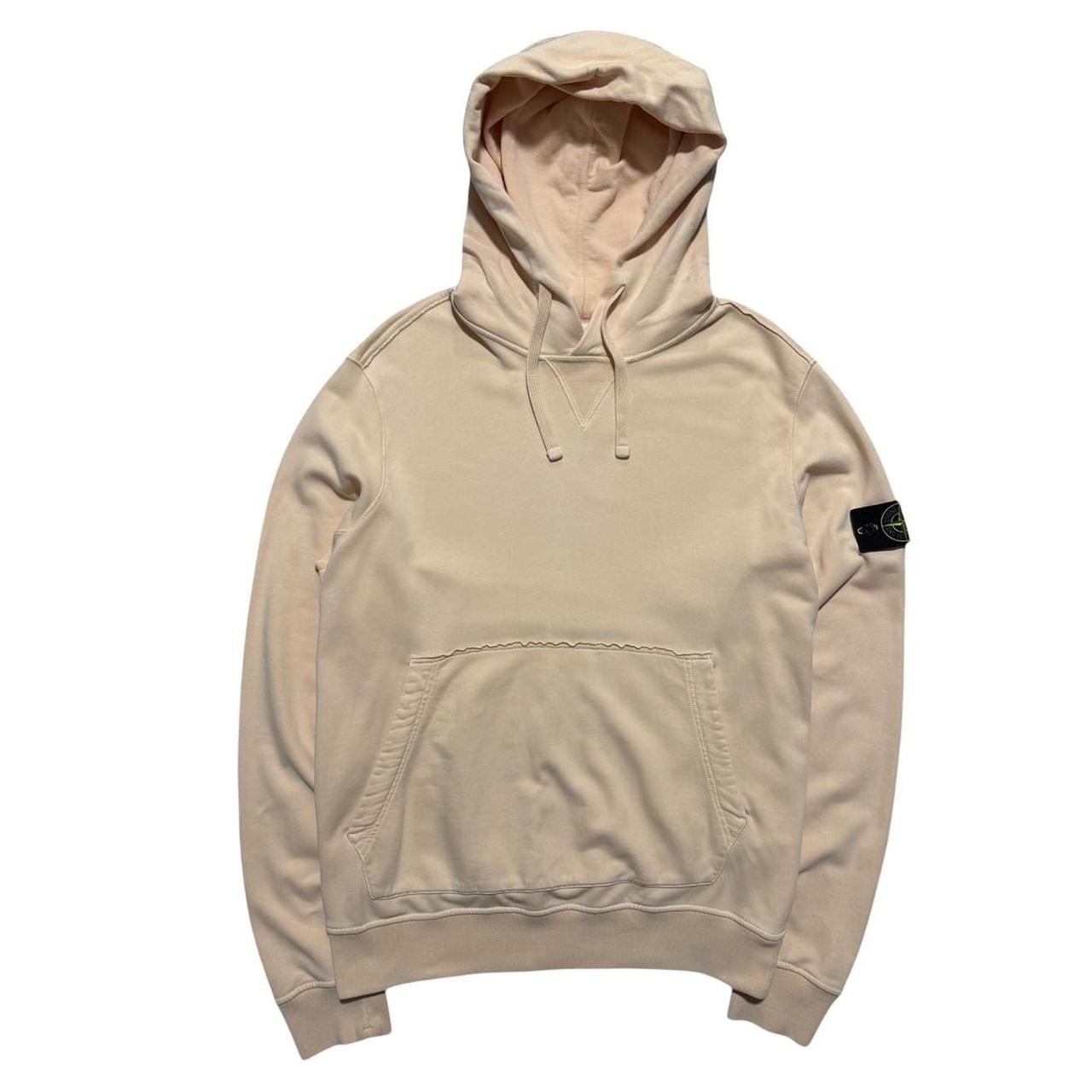 Stone Island Peach Pullover Hoodie