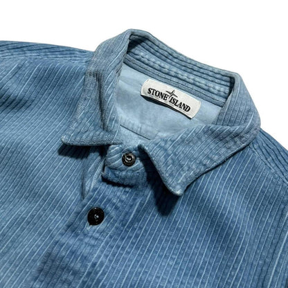 Stone Island Heavy Corduroy Shirt | Medium, Faded Blue