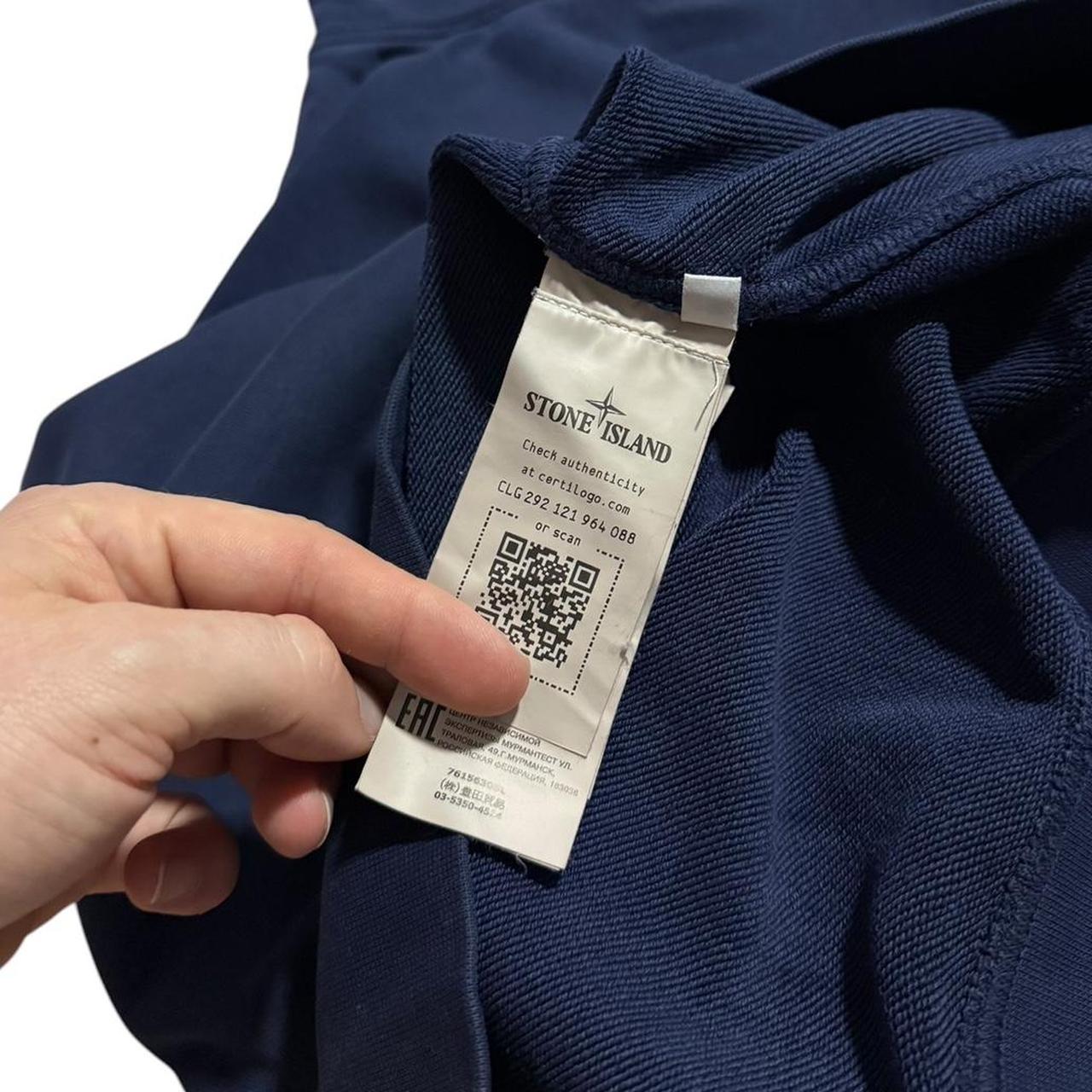 Stone Island Pullover Navy Crewneck | Large, Navy
