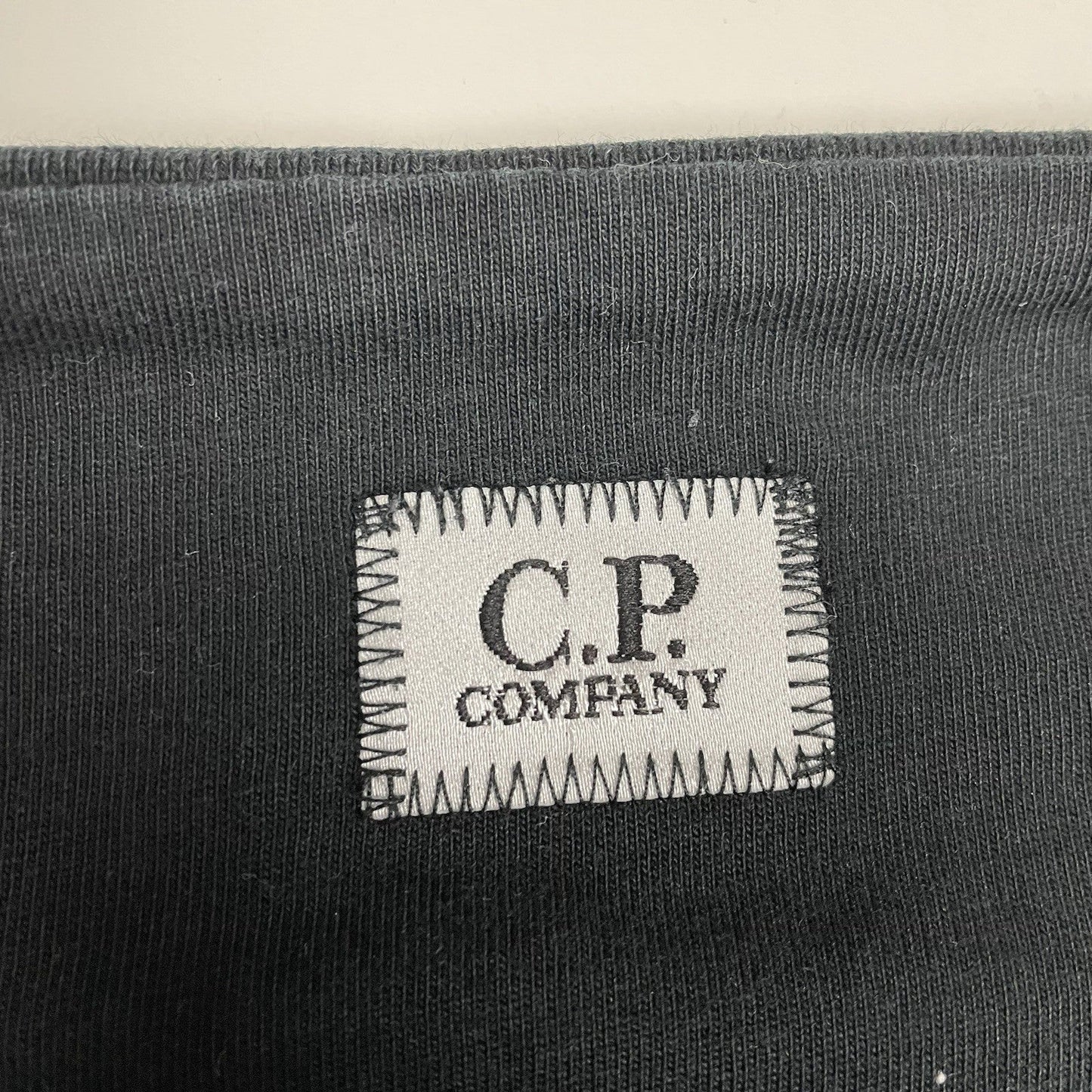 CP Company Spell Out Logo Sweatshirt, Size XXL | O/S, Black