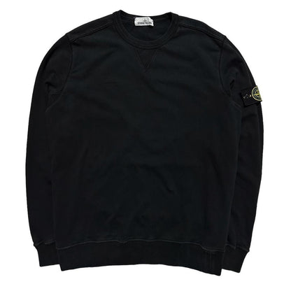 Stone Island Black Pullover Crewneck