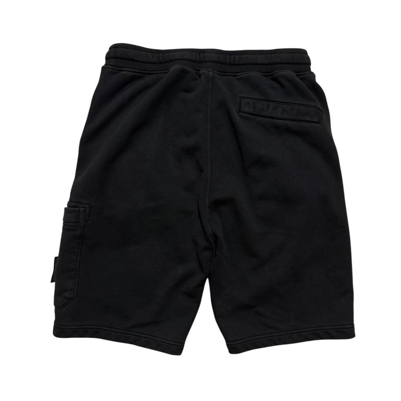 Stone Island Black Cotton Shorts