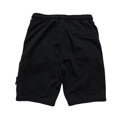 Stone Island Black Cotton Shorts