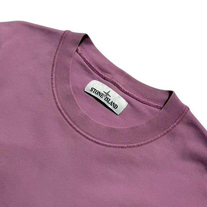 Stone Island Pink Pullover Crewneck