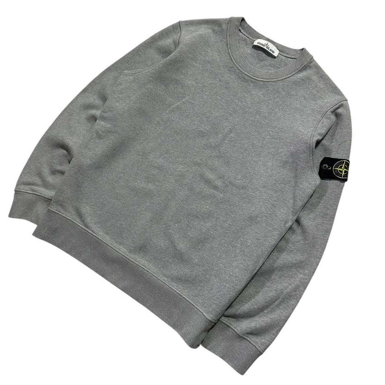 Stone Island Grey Pullover Crewneck