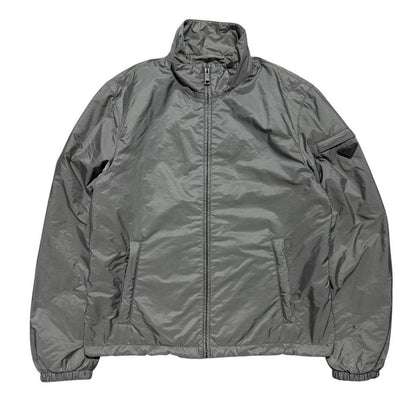 Prada Silver Nylon Jacket