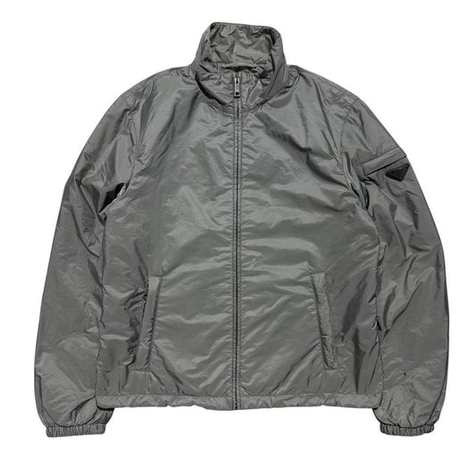 Prada Silver Nylon Jacket