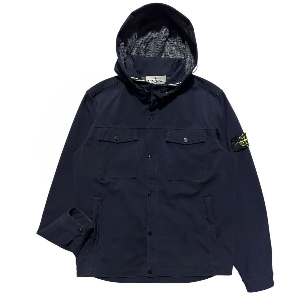 Stone Island Navy Soft Shell Jacket