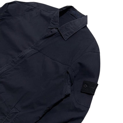 Stone Island Navy Ghost Overshirt