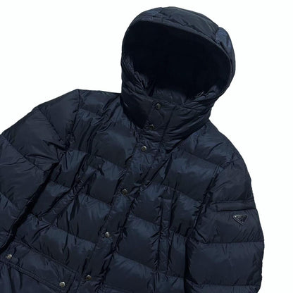 Prada Navy Down Puffer Jacket