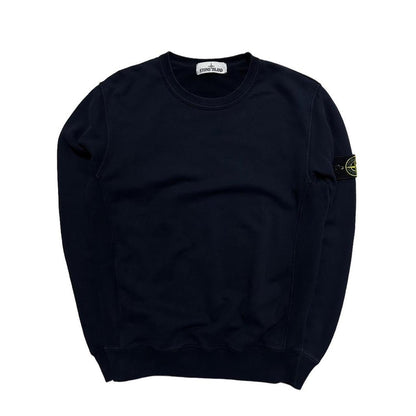 Stone Island Dark Blue Pullover Crewneck