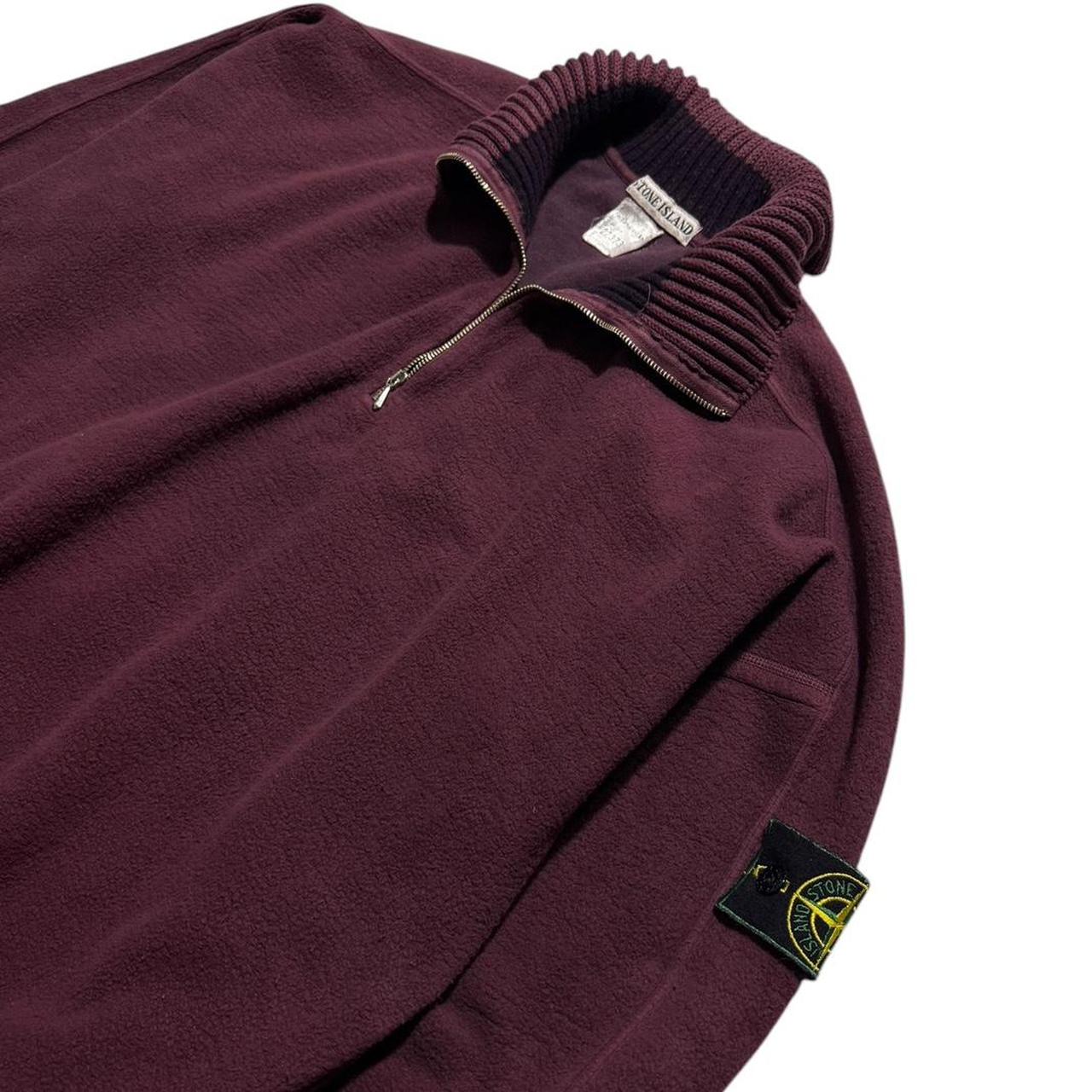 Stone Island Fleece Quarter Zip Pullover