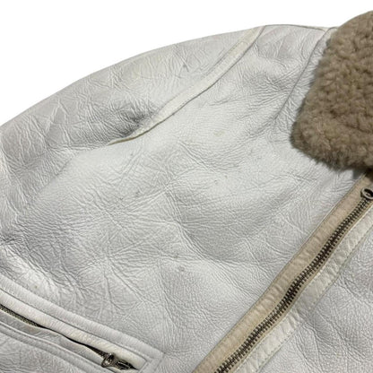 Stone Island Sherling Leather Jacket