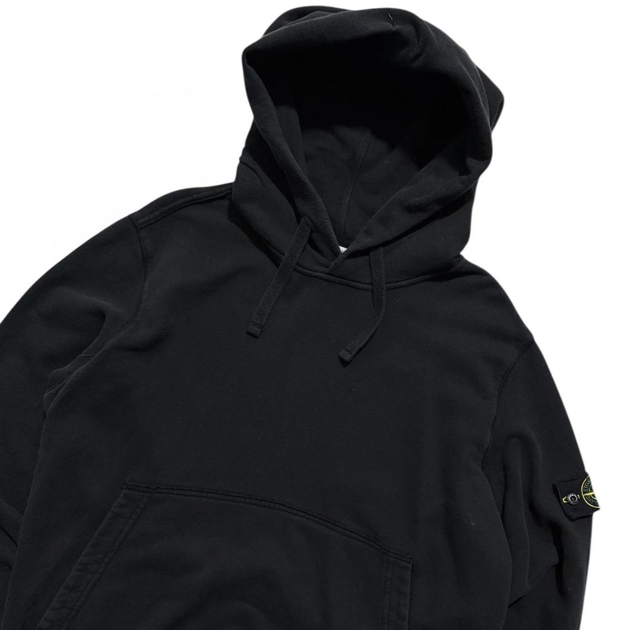 Stone Island Black Pullover Hoodie
