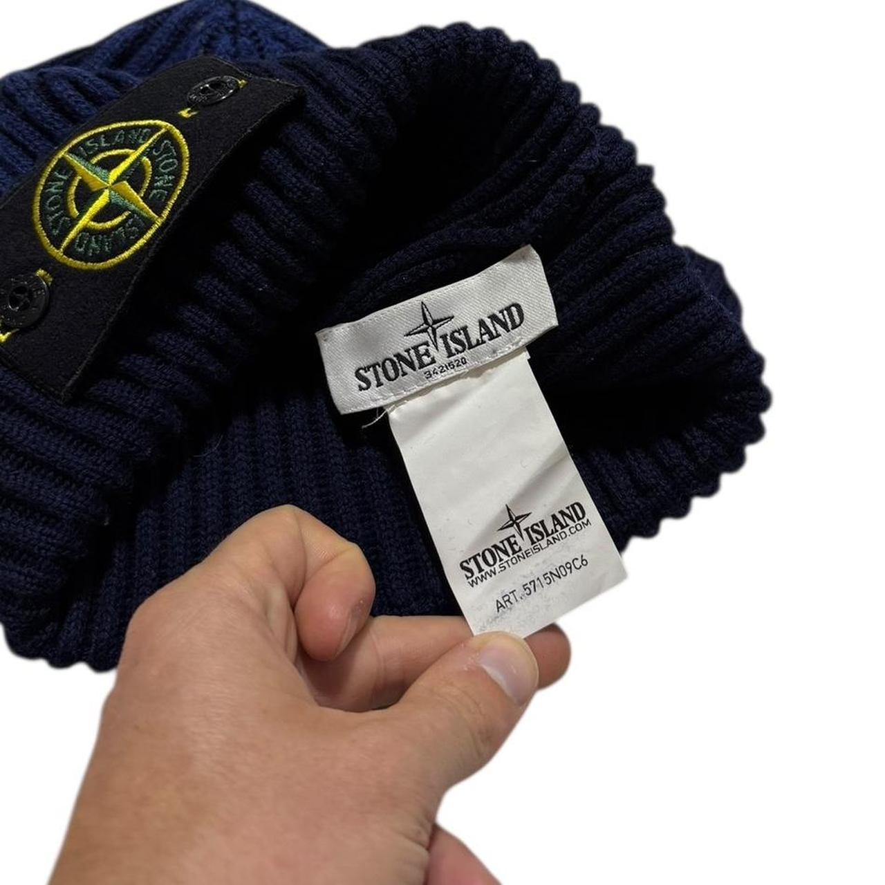 Stone Island Ribbed BeanieGreat condition, small... | O/S, Navy