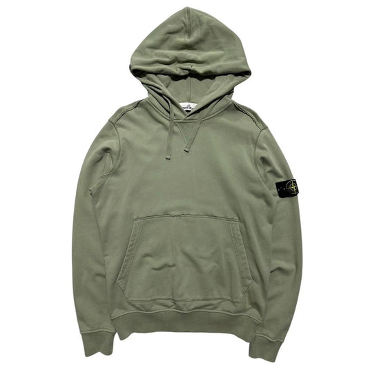 Stone Island Green Pullover Hoodie