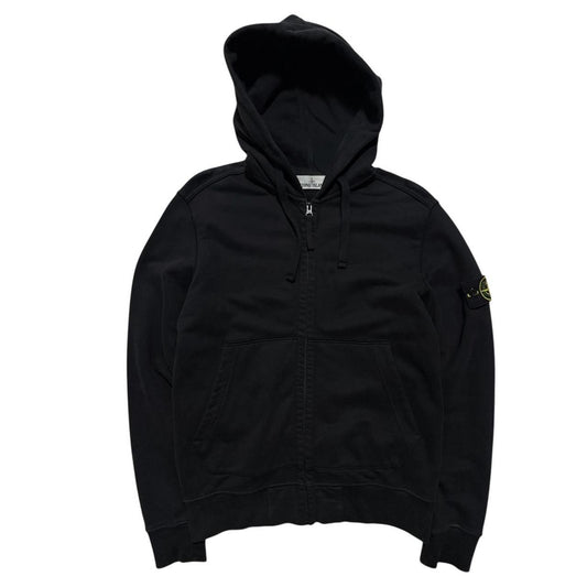 Stone Island Black Full Zip Hoodie