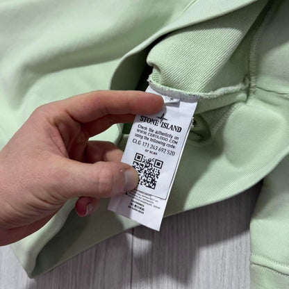 Stone Island Lime Pullover Crewneck