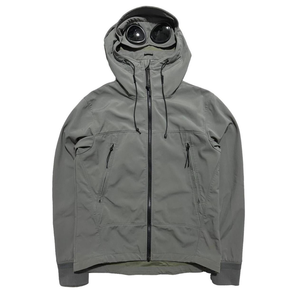 CP Company Grey Soft Shell Goggle Jacket