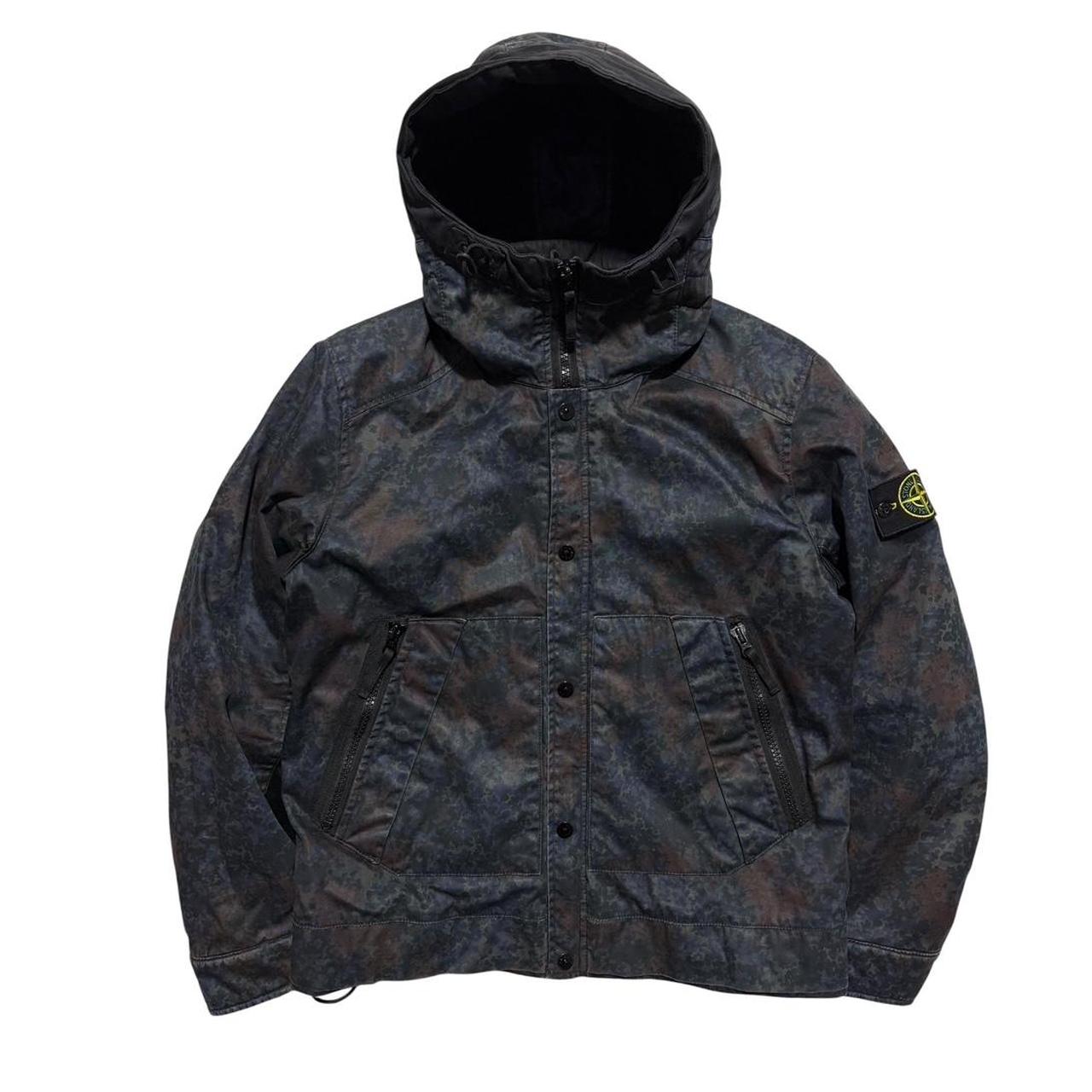 Stone Island Raso Gommato Camo Jacket