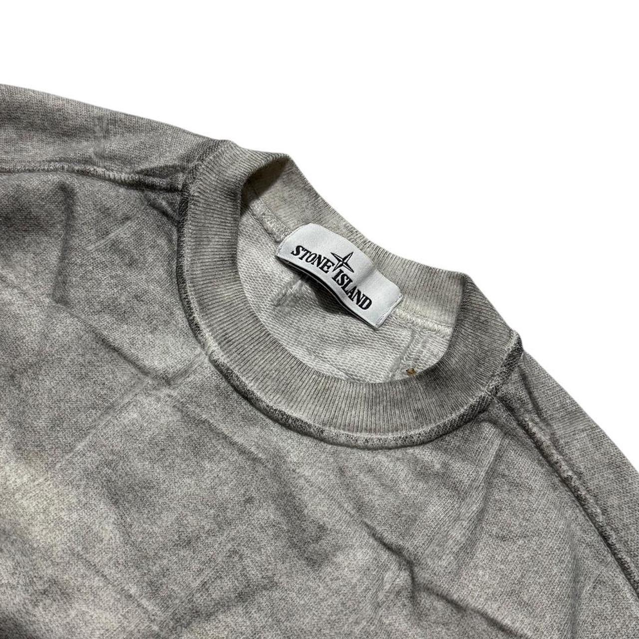 Stone Island Dust Treatment Grid Crewneck