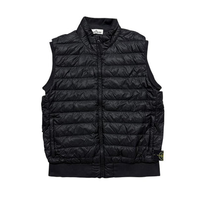 Stone Island Micro Rip Stop Down Gilet | XXL, Black