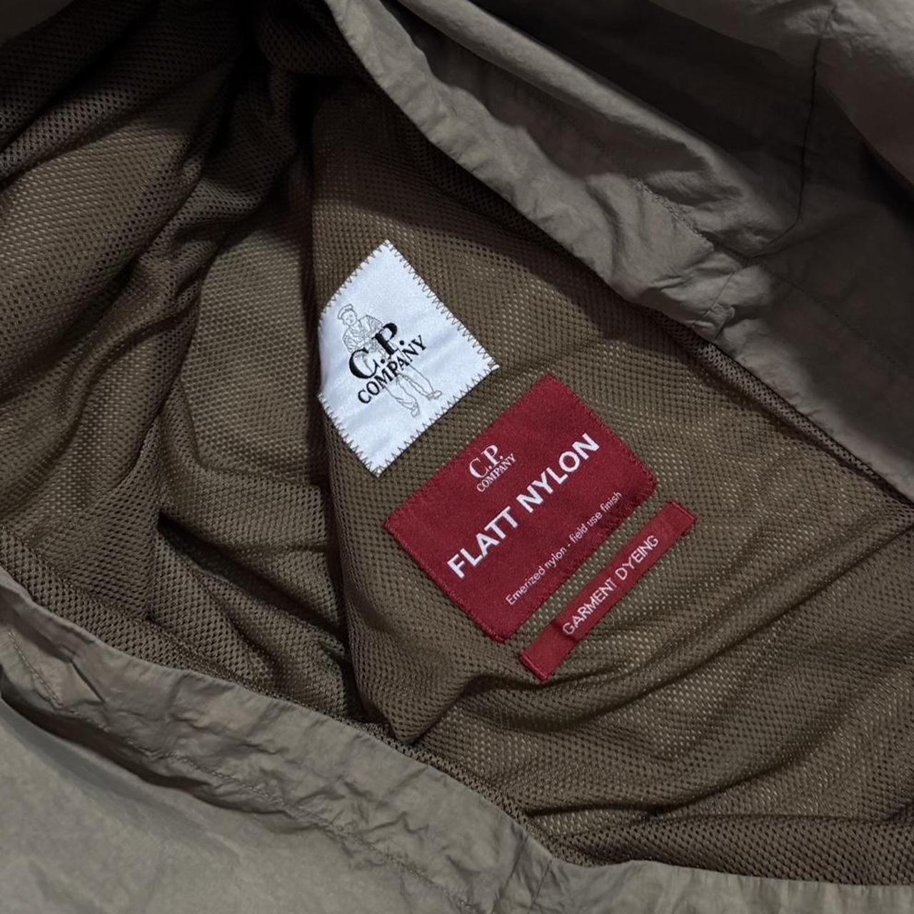 CP Company Flatt Nylon Pullover Jacket | Large, Olive