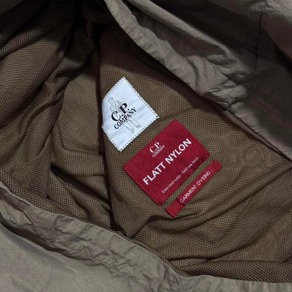 CP Company Flatt Nylon Pullover Jacket | Large, Olive