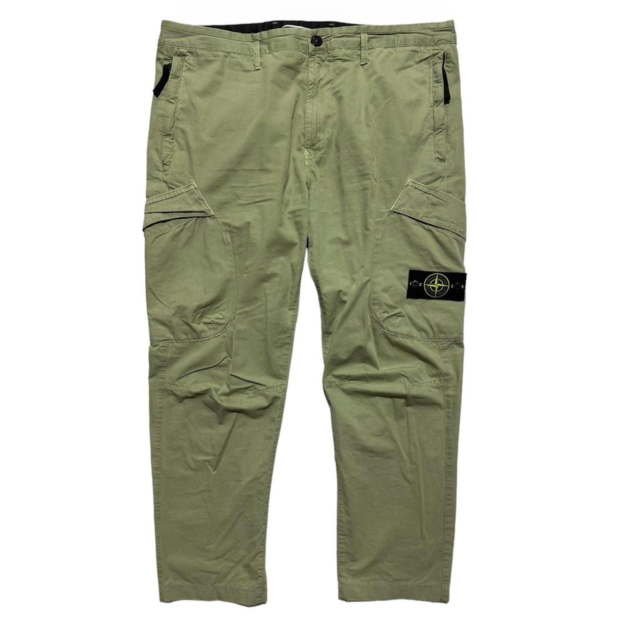 Stone Island Light Green Combat Cargos