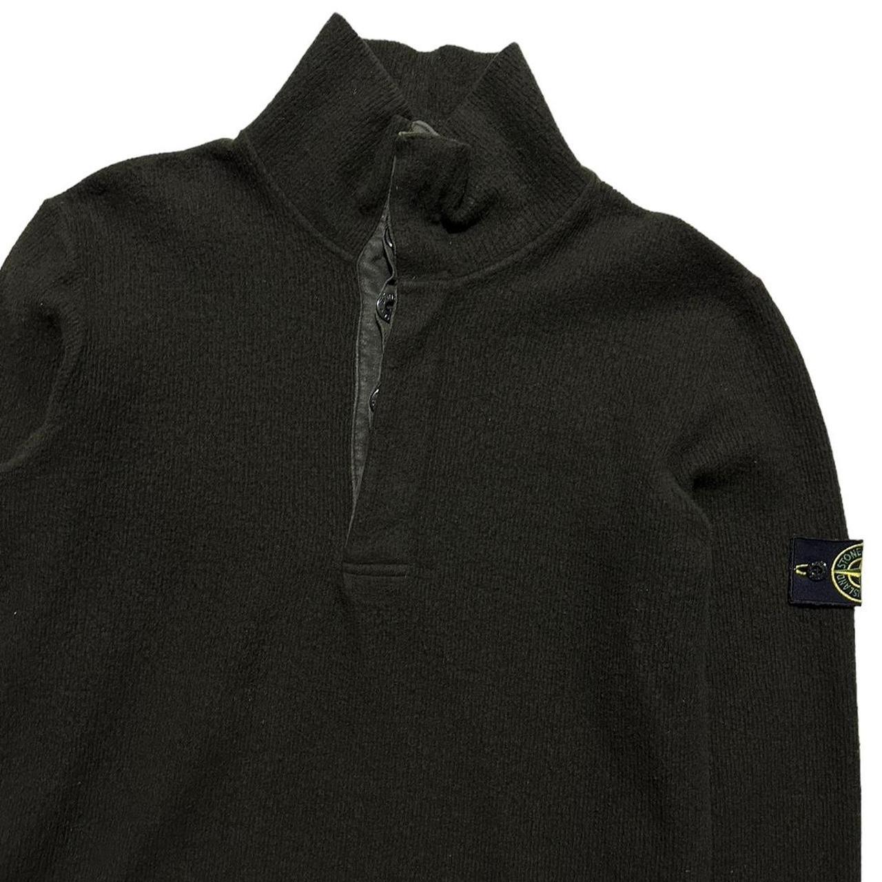 Stone Island Wool Quarter Button Up Pullover - Known Source