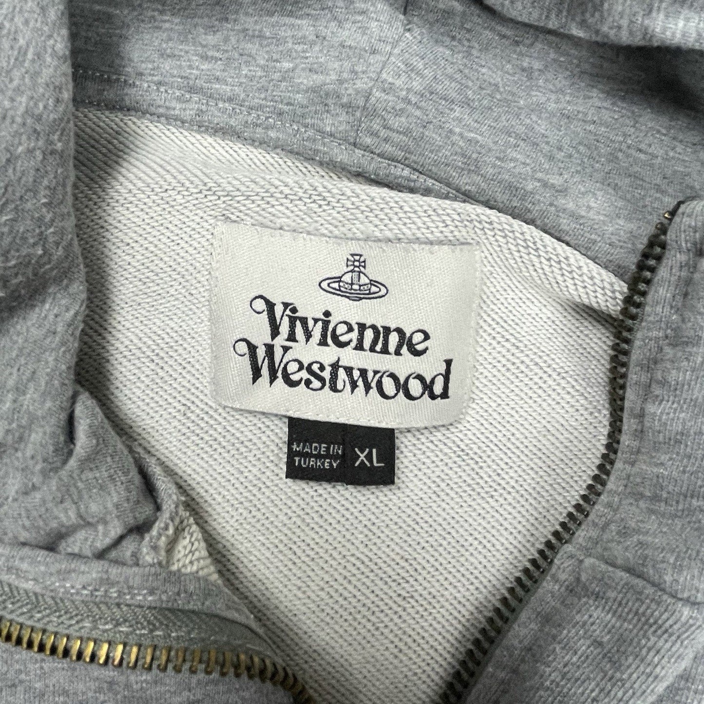 Vivienne Westwood Zip Up Hoodie, Size XL | O/S, Multicoloured