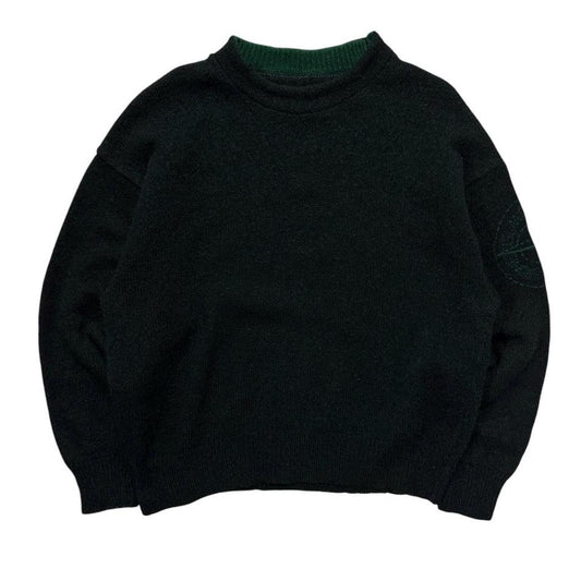 Stone Island Arm Logo Knit Pullover