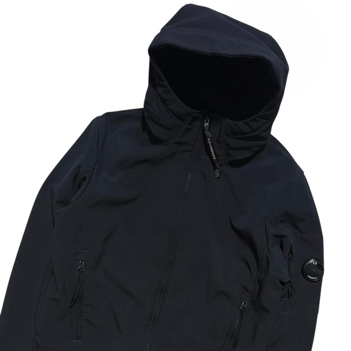 CP Company Navy Soft Shell Jacket | XS, Navy