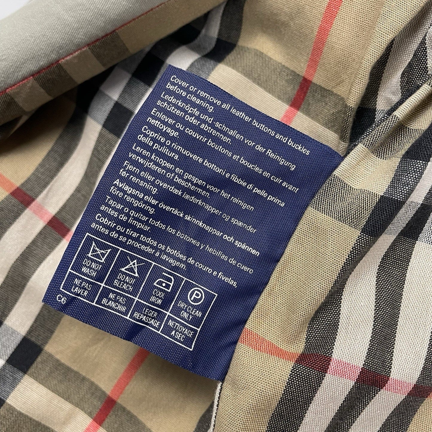 Vintage Burberry Nova Check Crest Harrington Jacket, Size Medium | O/S, Red