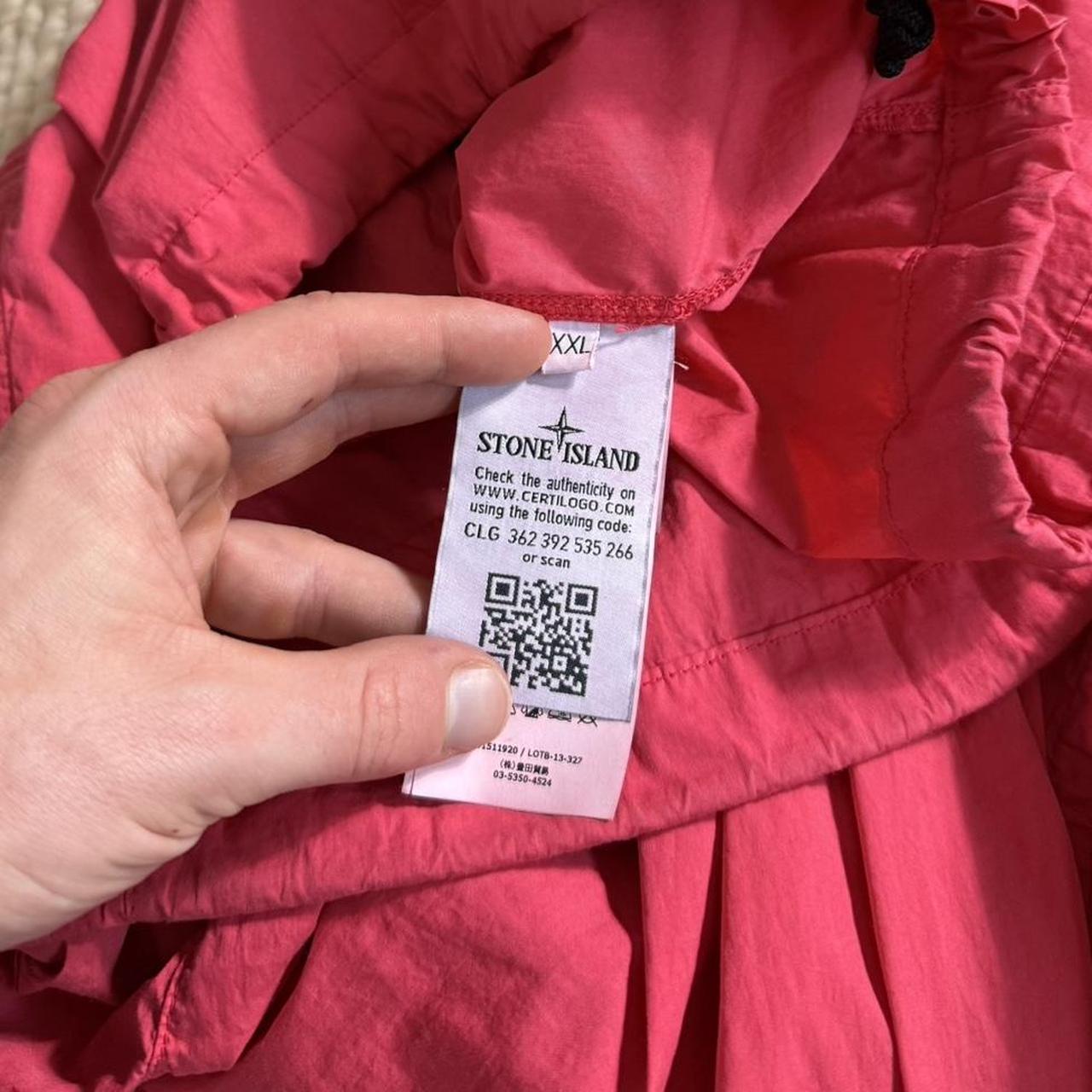 Stone Island Pink Hooded Overshirt